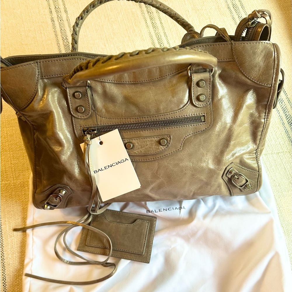 Balenciaga Women's Taupe Leather Bag